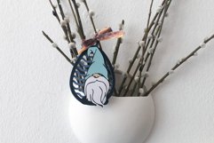 Easter Gnome SVG Ornament | Gnome 3D Layered Design Product Image 2