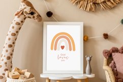 Digital cute rainbow print, Baby shower gift Product Image 4