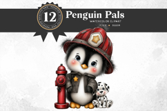 Baby Penguin Pals in Jobs Clipart Set Product Image 12