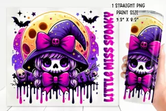Cute and Spooky Halloween Tumbler wrap PNG, 20 oz. Product Image 2