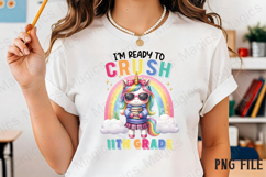 11TH Back to School Unicorn Sublimation Product Image 2