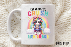 11TH Back to School Unicorn Sublimation Product Image 3