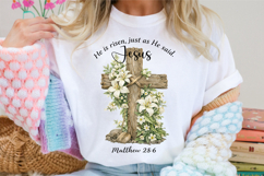 He Is Risen png, Jesus Easter png Product Image 1