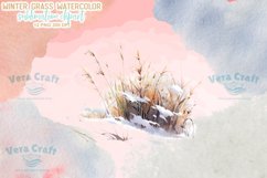 Winter Grass Watercolor Sublimation Clipart Product Image 11