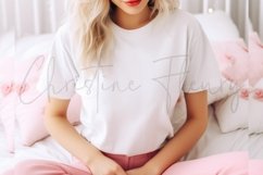 Valentine&#039;s Day Bella Canvas 3001 T-Shirt Mockup Bundle Product Image 5