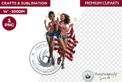 4th of July Character PNG, Patriotic Americana Portraits Product Image 1
