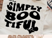 Simply Bootiful SVG, Halloween SVG, Spooky SVG, Creepy SVG Product Image 5