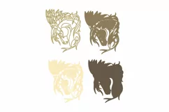Horse multilayer Svg/Indian Horse/3D Layered Cut File Product Image 2