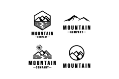 Mountain and Outdoor Adventure Logo Vector Pack Product Image 1