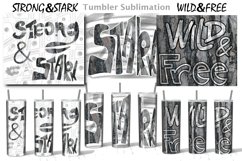Strong&amp;Stark, Wild&amp;Free Bark Tumbler Sublimation 20 oz Product Image 1