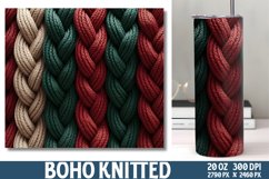 Boho Knitted Papers Tumbler Wrap Product Image 1