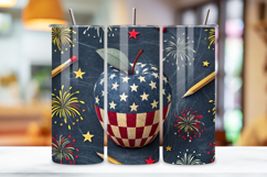 4th Of July Teacher Appreciation Seamless Tumbler Wrap Product Image 3