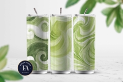 Watercolor Matcha Pattern, Green Wash Texture Product Image 2