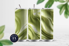 Matcha Liquid Marble, Green Abstract Swirl Digital Paper Product Image 2