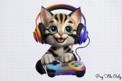 Gamer Animals Clipart Bundle PNG Product Image 17