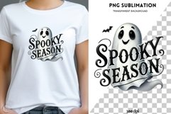 Spooky Season Ghost, Digital Download for T-shirt Designs Product Image 1