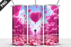 Happy Valentine&#039;s Day Tumbler Design |Valentine Tumbler Wrap Product Image 1