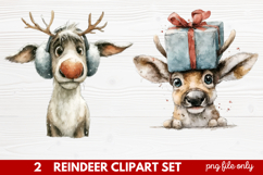 Whimsical Christmas Clipart | Cute Festive Holiday PNG Illus Product Image 1