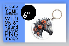 Stylish Circle Design for Sublimation , Horse Product Image 1