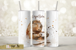 Coffee bara|watercolor cute CAPYBARA | funny tumbler wrap Product Image 2