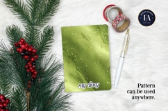 Spilled Matcha Texture, Green Abstract Liquid Digital Paper Product Image 4