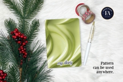 Matcha Liquid Marble, Green Abstract Swirl Digital Paper Product Image 4