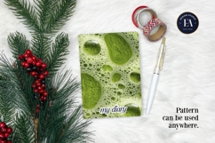 Matcha Foam Texture, Green Bubble Pattern Product Image 4