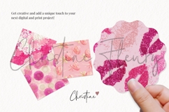 Seamless Pink Girly Digital Paper Product Image 3