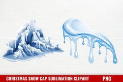 Christmas Snow Cap Sublimation Clipart Product Image 1
