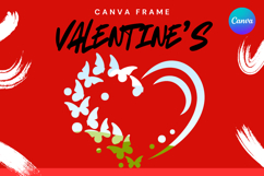 Heart Canva Frame Love Heart Valentine Shape Photo Frame_12 Product Image 1