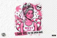 Summer Wedding Bride PNG Sublimation - Wedding PNG Product Image 1