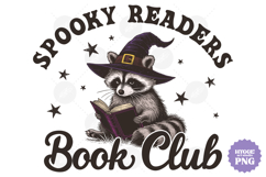 Funny Sarcastic Feral Witch Raccoon Halloween PNG DTF Bundle Product Image 12