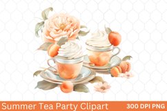 Summer Tea Party Clipart Bundle Product Image 4