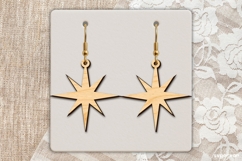Nativity Star Earrings Laser Cut | Jewerly SVG | SVG Product Image 2