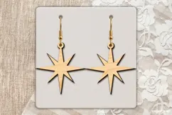 Nativity Star Earrings Laser Cut | Jewerly SVG | SVG Product Image 2
