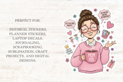 Cute Mothers Day Funny Mom Stickers Product Image 2