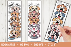 Cute Puppy Bookmark Sublimation Product Image 1