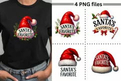 Santa's Favorite PNG, Funny Christmas Designs Product Image 7