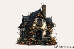 Gothic Pagan Spring Sublimation Clipart PNG Product Image 1