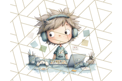 Cute Career Clipart Watercolor Professions Clip Art for Kids Product Image 4