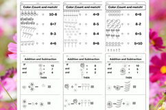 Editable Subtraction and addition Math worksheets template 8 Product Image 2