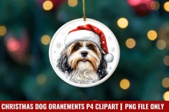 Breeds Of Christmas Dog Ornaments Clipart PNG Product Image 1