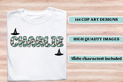 Wizard Magic School Alphabet Clipart, wizard letters doodle Product Image 6