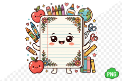 Watercolor Back To School Clipart Product Image 1