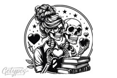 Teacher Skeleton SVG - Skeleton Teacher , Teacher SVG Product Image 1