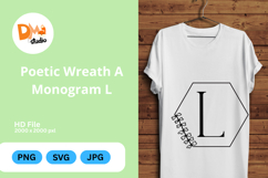 Poetic Wreath Monogram Logo Product Image 1