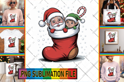 Whimsical TSHIRT Gift Ideas, Funny Santa Product Image 1