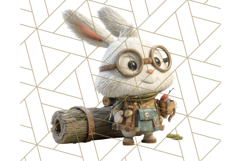 Tiny Explorers Clipart PNG, Animal Adventure PNG Product Image 4