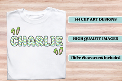 Easter Day Alphabet png clipart, easter day letters doodle Product Image 6