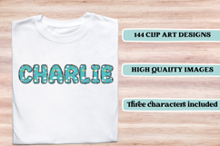 Whimsical Alphabet &amp; Numbers Clipart PNG 300 DPI Product Image 6